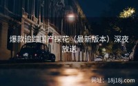 爆款追踪国产探花（最新版本）深夜放送