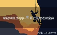 暑期档麻豆app——幕后花絮进阶宝典