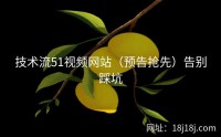 技术流51视频网站（预告抢先）告别踩坑