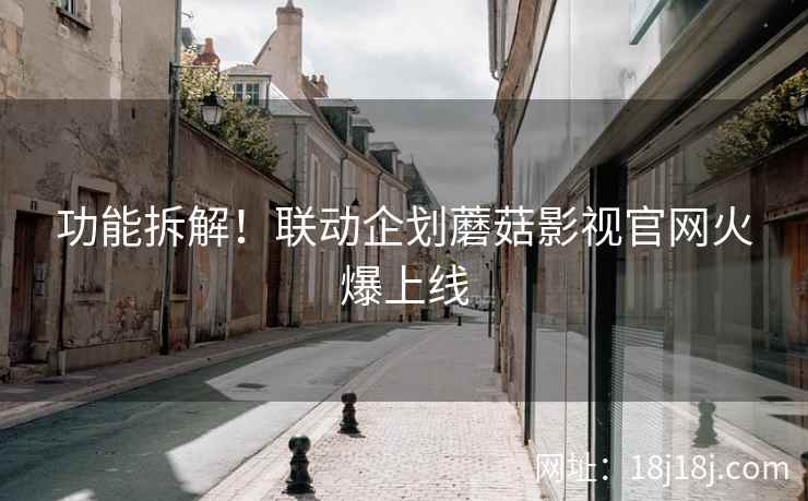 功能拆解！联动企划蘑菇影视官网火爆上线